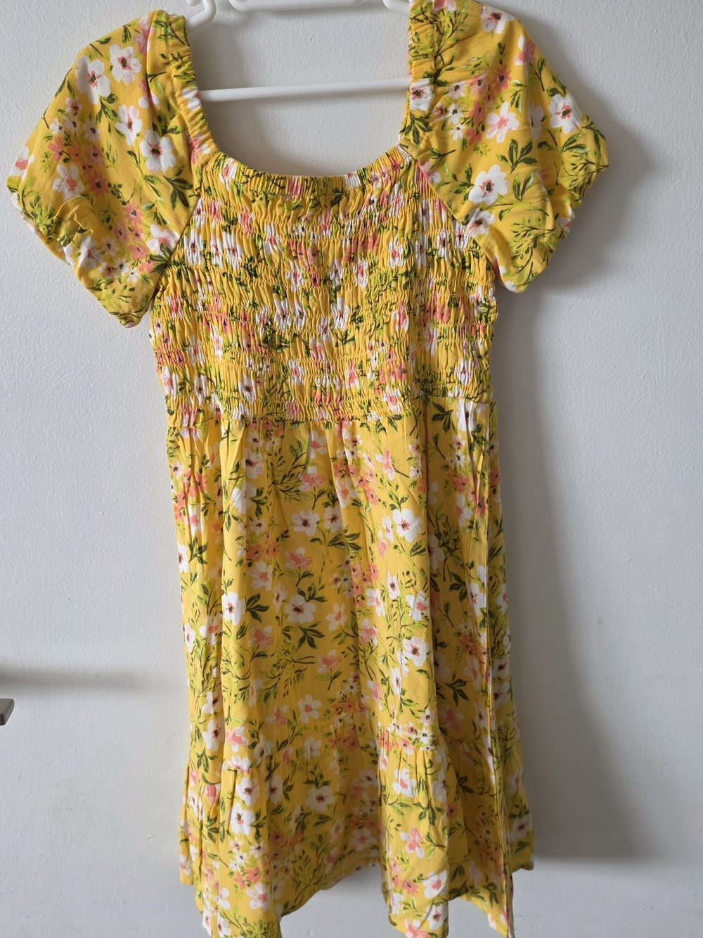 The Children's Place Yellow Floral Smocked Sundress - Picture 2 of 2
